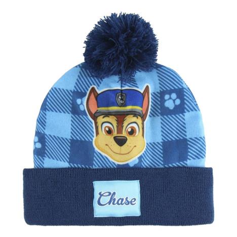 Paw Patrol Chase Bobble Hat & Gloves Set Extra Image 1